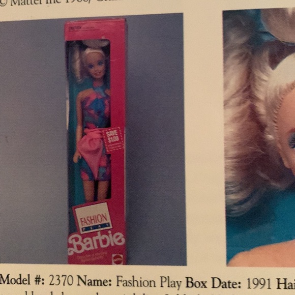 NIB Vintage Mattel 1991 Fashion Play Barbie - Picture 8 of 8